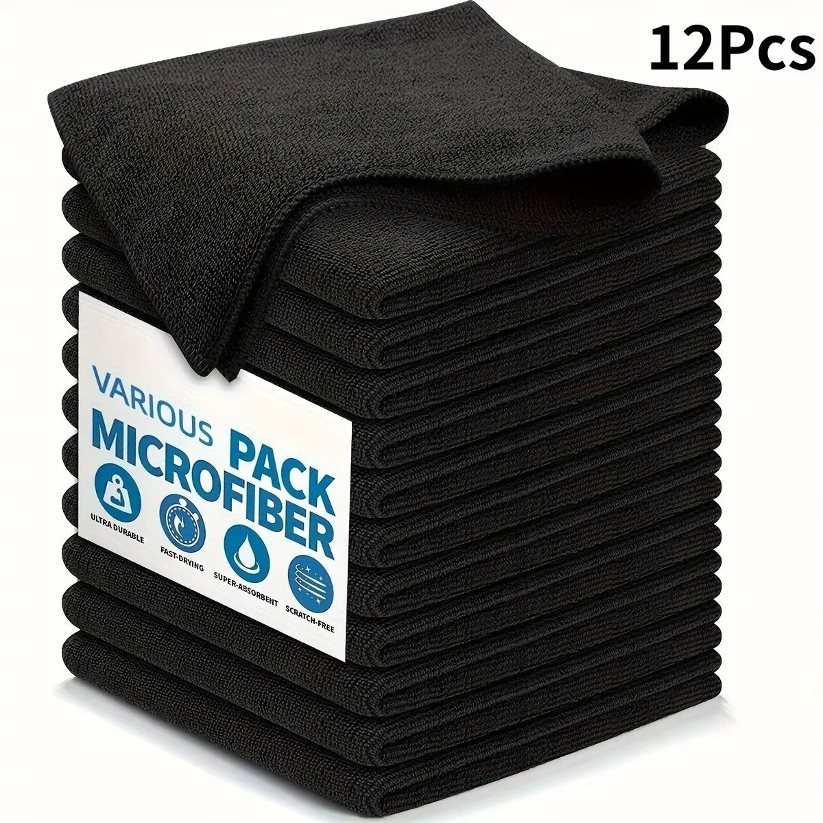 Heavy-Duty Microfiber Cleaning Cloths